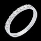 On-line Verk�ufe trauring semi pave weissgold krappenfassung 03 kar
