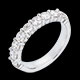 on-line Kauf trauring semi pave weissgold krappenfassung karat