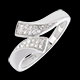Juwelier ring ruban weissgold 24 diamanten
