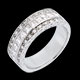 Juwelier ring princesse weissgold 087 karat 35 diamanten