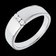 Verkauf trilogie mit spannfassung weissgold diamanten