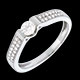 Verkauf solitar arche weissgold 038 karat 29 diamanten