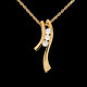 Juwelier collier trilogie silhouette diamanten