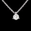 Juwelieren Collier Solit�r in Weissgold - 0.26 Karat
