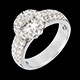 Juwelieren ring sultan pave in weissgold 85 karat 43 diamante