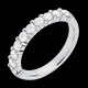 on-line kaufen trauring semi pave weissgold krappenfassung 065 ka