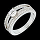 On-line Verk�ufe solitar empire pave in weissgold doppelrangig 06 k