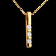 Gold Schmuck anhanger trilogie talisman in gelbgold 22 karat di