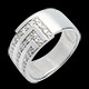 kaufen ring equerre weissgold 17 diamanten