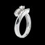 Kauf Solit�r Funkelndes Auge in Weissgold - 0.63 Karat - 19 Diamanten