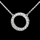 Gold Schmuck collier firmament in weissgold 75 karat 19 diamant