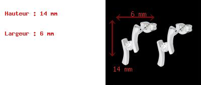 Juwelier Diamant Ohrstecker apostrophe in Weissgold
