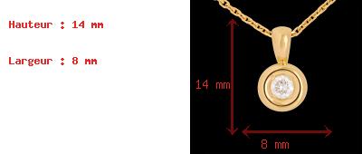 On-line Verfkauf Diamant Anh�nger Calice in Gelbgold - 0.23 Karat