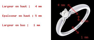 Hochzeit Zarter Solit�r in Weissgold