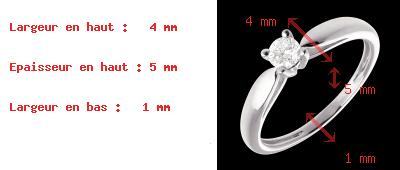 Schmuck Zarter Solit�r in Weissgold - 0.21 Karat