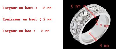 Juwelieren Ring Kaiserin in Weissgold - 0.9 Karat