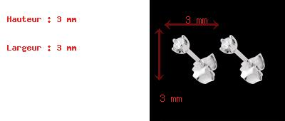 On-line Verfkauf Diamantohrstecker in Weissgold