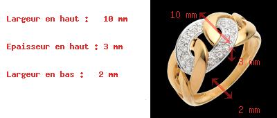 Geschenke Frau Ring sautoir in Gelbgold - 24 Diamanten