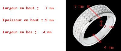 On-line Verk�ufe Ring Pl�iade in Weissgold - 0.63 Karat - 45 Diamanten