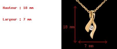 Geschenk Frau Anh�nger infini in Gelbgold