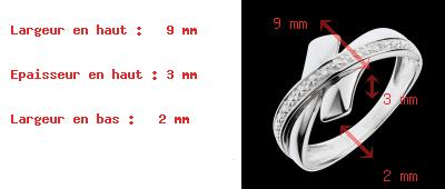 Geschenk Ring Stammesschmuck- Wei�gold mit Diamanten
