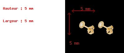 Juwelier Diamantohrringe Poup�e in Gelbgold