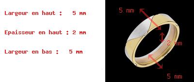 Verk�ufe Ring Harlekin in Gelbgold und Weissgold