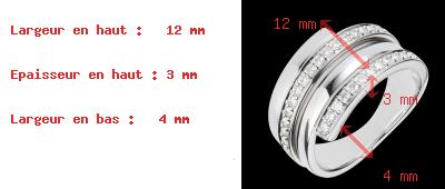 On-line Verk�ufe Weissgoldring Baltikum mit 30 Diamanten - 0.45 Karat