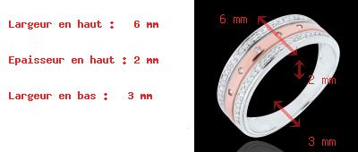 Geschenk Frauen Ring Enigma Wei�- und Rotgold
