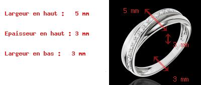 On-line Verfkauf Ring Trifolie - Wei�gold - 13 Diamanten